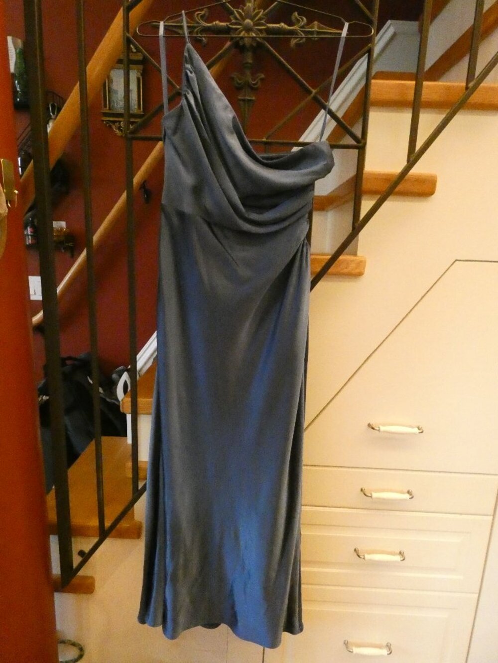 Hello Molly Satin Blue Dress